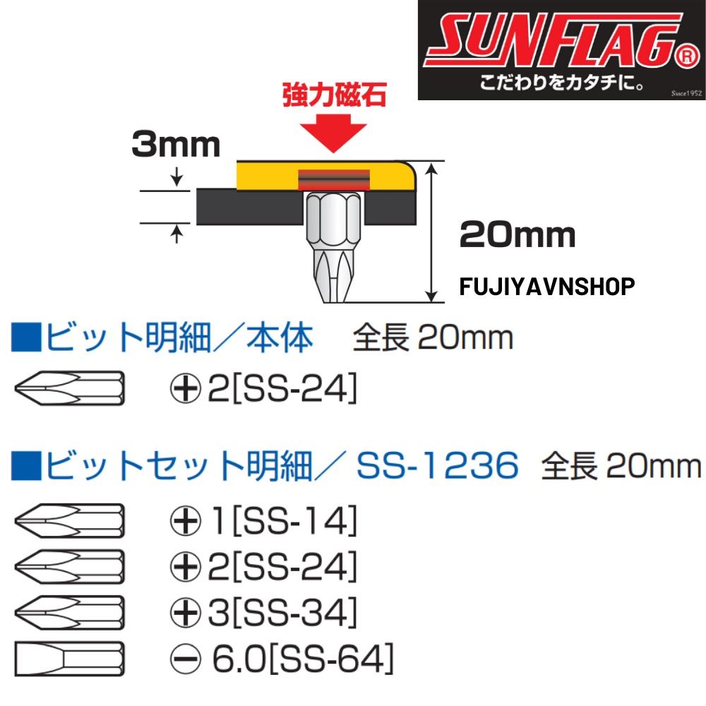 Bộ tuốc nơ vít Sunflag XT-1236