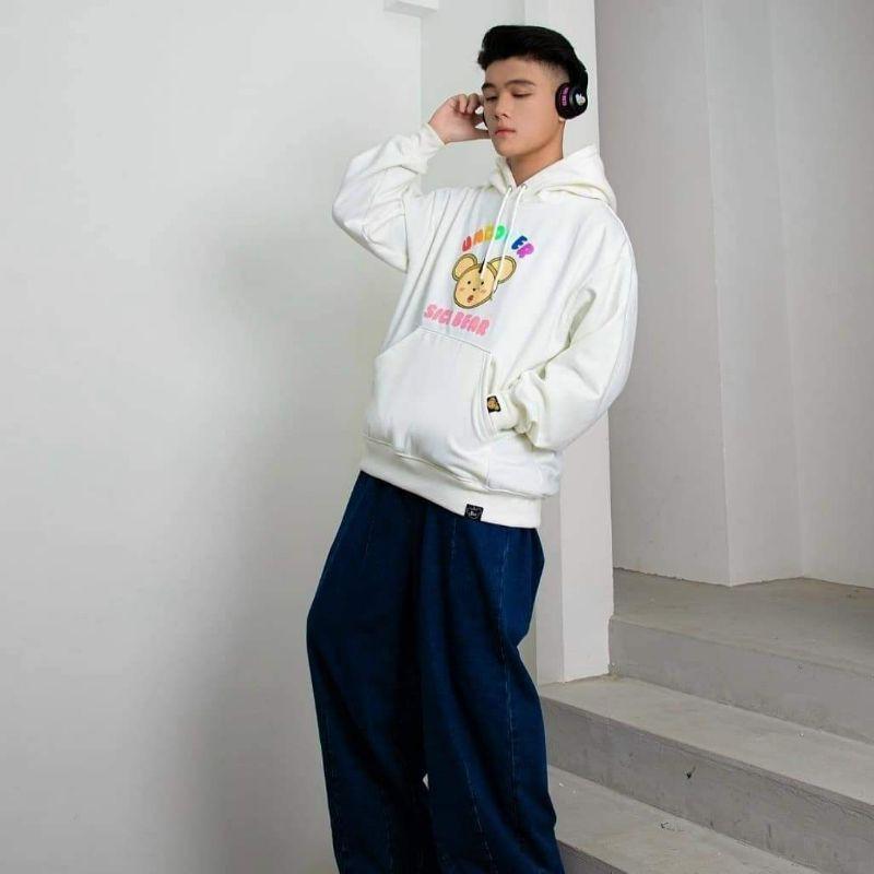 Áo Hoodie Form Rộng Unisex HICI BEAR MICKEY