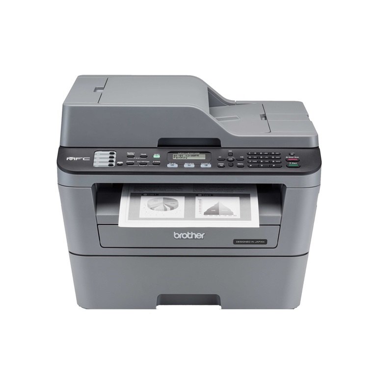 Máy In Brother MFC-L2701DW Đa Chức Năng (In, Scan, Copy, Fax) Laser Trắng Đen, In 2 Mặt, Kết Nối Không Dây - Hàng Chính Hãng