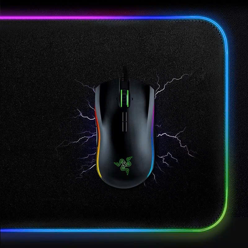 Miếng lót chuột LED RGB pad chuột gaming chơi game deskpad cỡ lớn viền sáng led chống trượt nhiều chế độ siêu đẹp – Hàng chính hãng