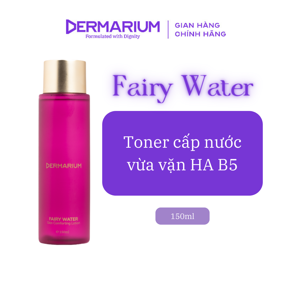 Toner (Nước Cân Bằng) Cho Da Dầu Mụn Viêm Fairy Water Dermarium