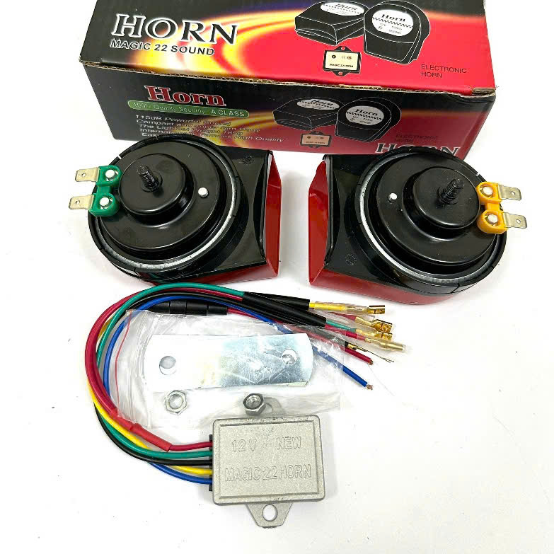 ÁO THUN Kèn Ngân 12 Tiếng Lắp Độ Xe May, oto, Xe Đạp Điện Âm Thanh To Rõ Cực Hay - Mẫu Mới Hàng Tốt