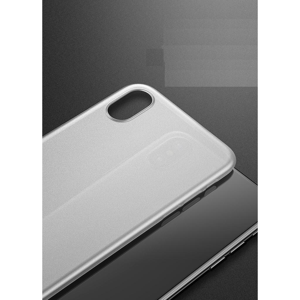 Ốp lưng dành cho iPhone XR & Xs Max siêu mỏng chống vân tay Wing chính hãng Baseus