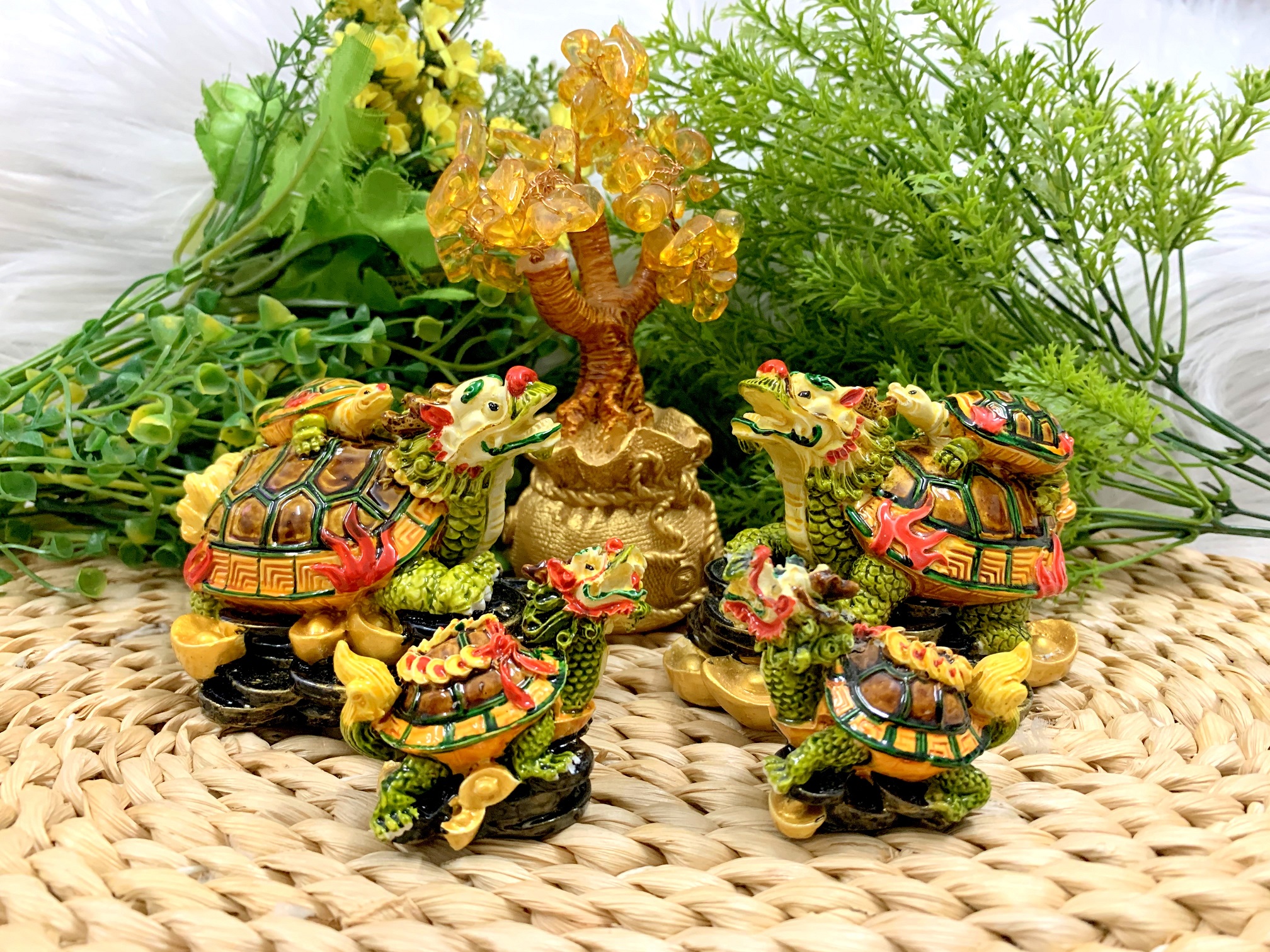 Rùa Đầu Rồng  Tài Lộc Thịnh Phát Tứ Linh Ngũ Hành