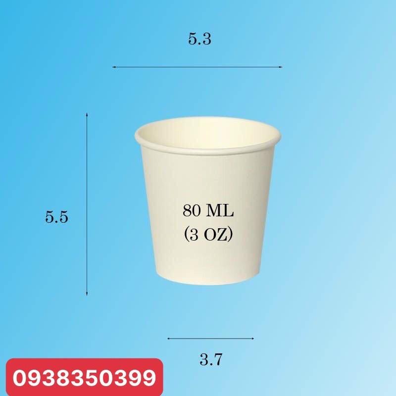 Ly giấy 3oz 80ml