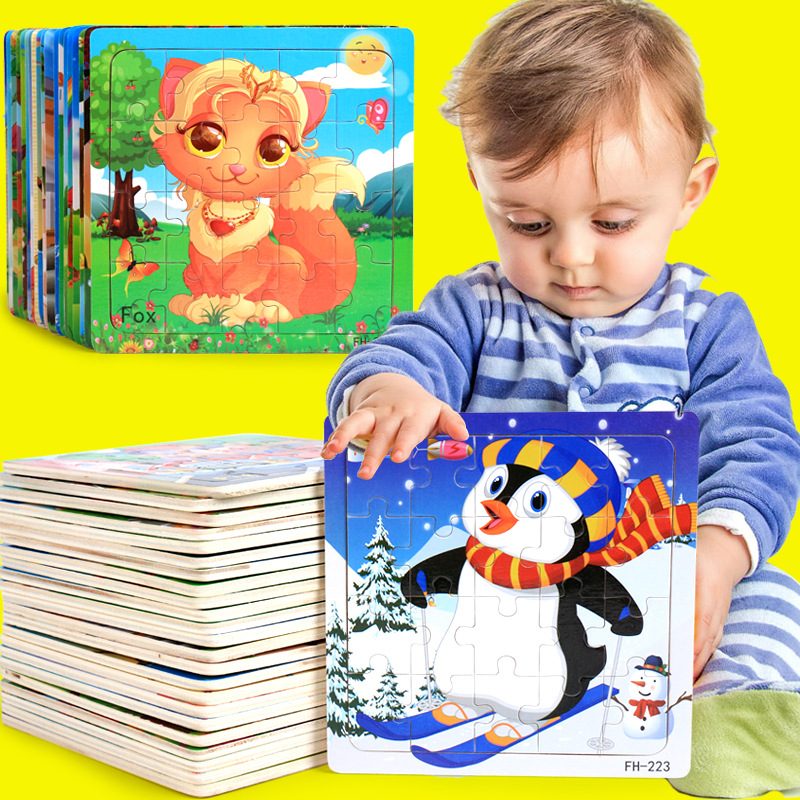 Đồ chơi tranh xếp hình 20 miếng puzzle cho bé - Đồ chơi thông minh trẻ em