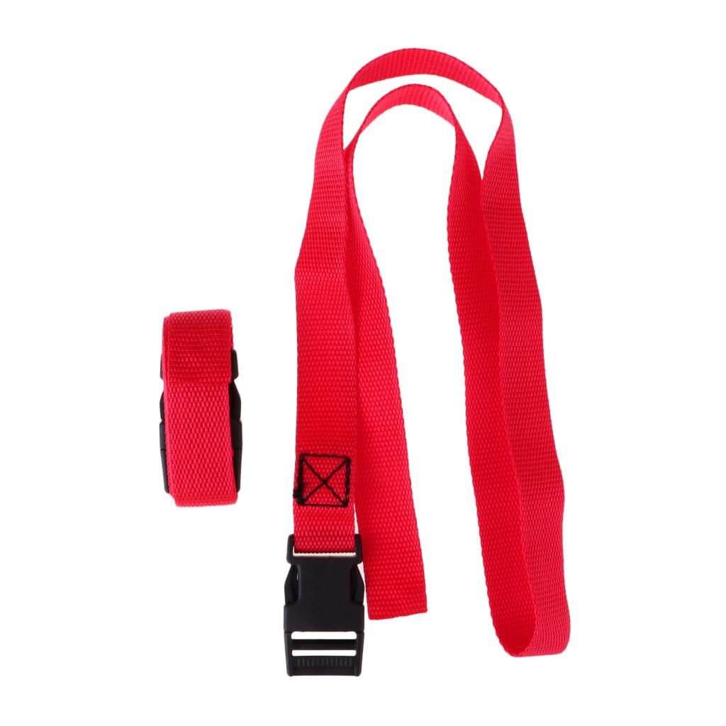 2pcs 39.Golf Trolley Webbing Straps/Luggage Tie down Straps with Quick Release Buckle