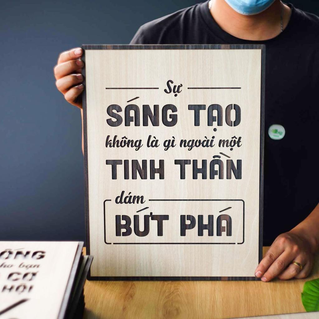 Tranh động lực TBIG110: Sự sáng tạo không là gì ngoài một tinh thần dám bứt phá