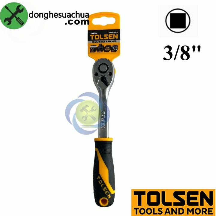 Cần siết tự động 3/8 Tolsen 16119 loại 72 răng chiều dài 200mm