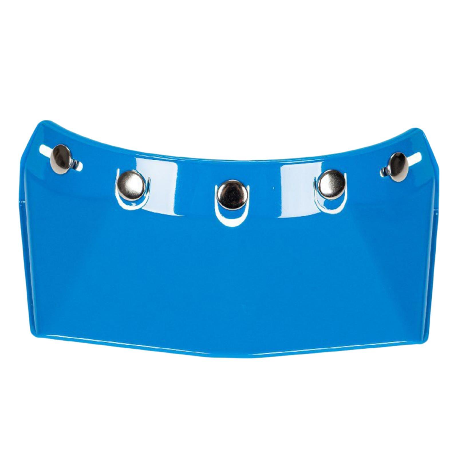 5-Snap Visor Peak Replace for Motorcycle Durable Black
