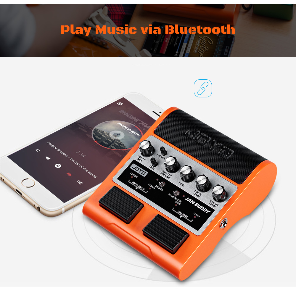 Amplifier Guitar Di Động JOYO JAM BUDDY Bluetooth - JOYO Jam Buddy Guitar Amplifier Effect Pedal