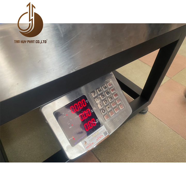 Cân Điện Tử Tính Tiền JPS - Mặt Bàn Cân 500x600MM - Đầu Chống Nước
