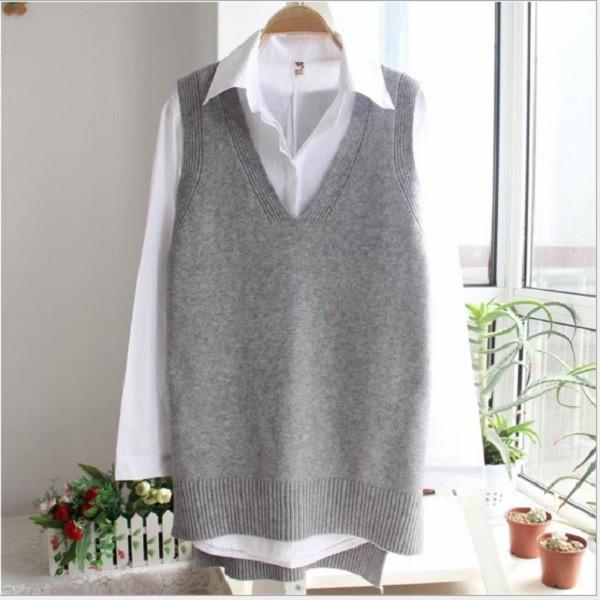 Áo len gile nữ Quảng Châu A445