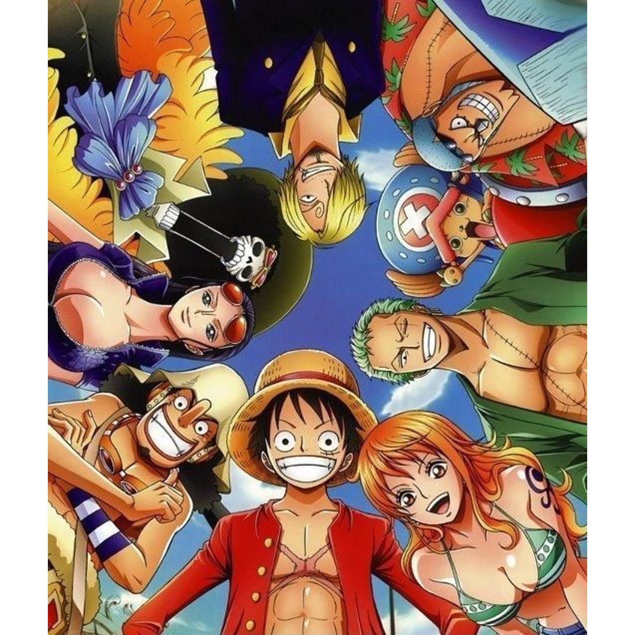 Tranh Poster One Piece A4 combo 5 tấm khác nhau