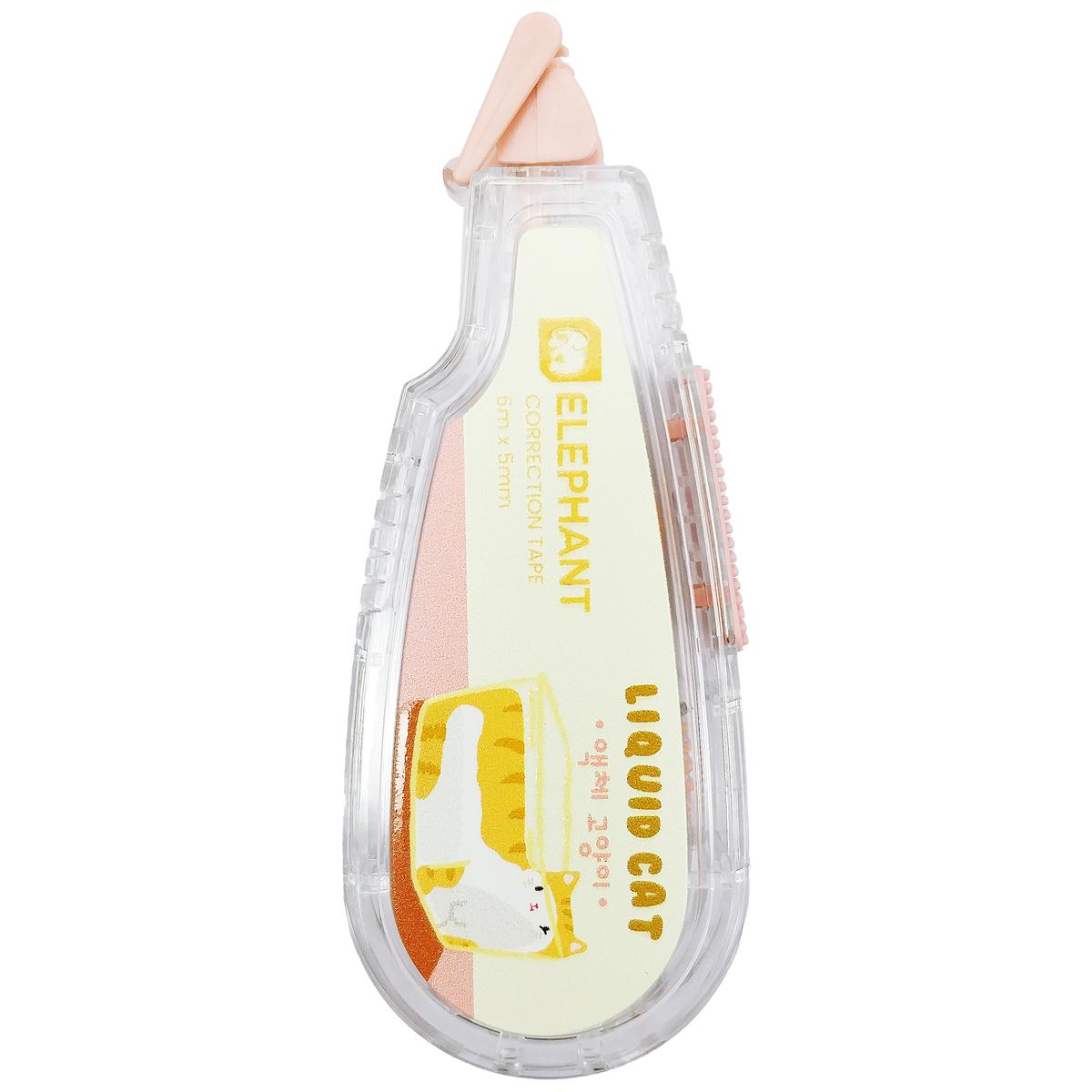 Xóa Kéo Liquid Cat - 6mm x 5m - Elephant (Mẫu Màu Giao Ngẫu Nhiên)