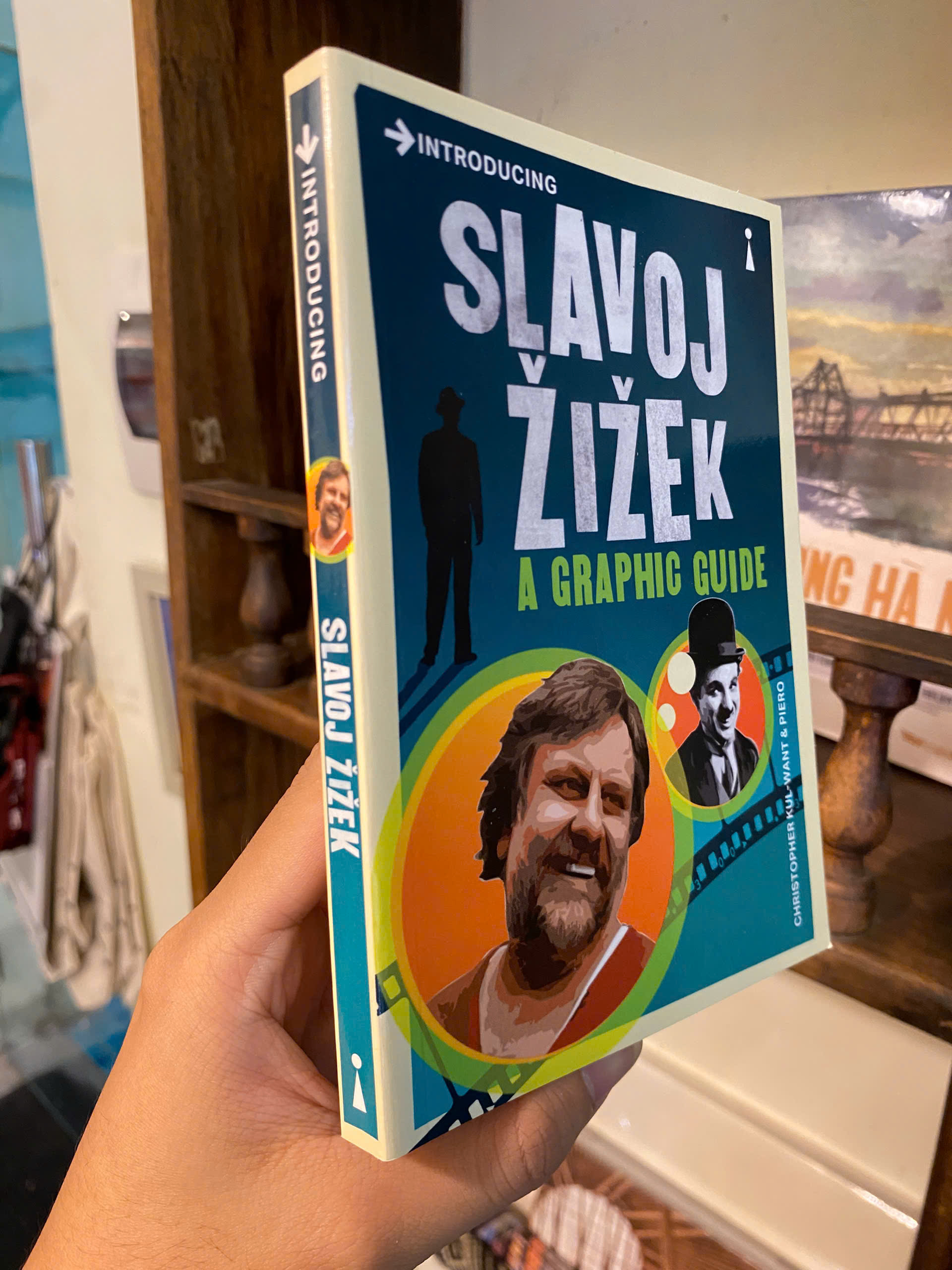 Sách - Introducing Slavoj Zizek: A Graphic Guide by Christopher Kul-Want | Philosophy Nonfiction