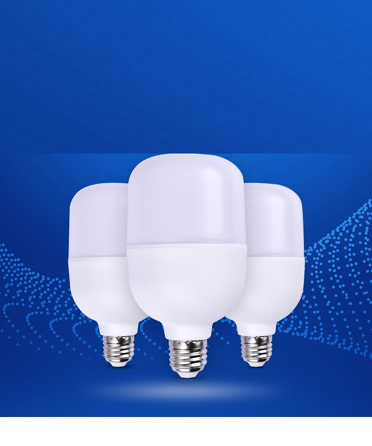 Bộ 10 bóng đèn led trụ 15W siêu sáng , tiết kiệm , tiện lợi cao cấp ( ÁNH SÁNG TRẮNG )