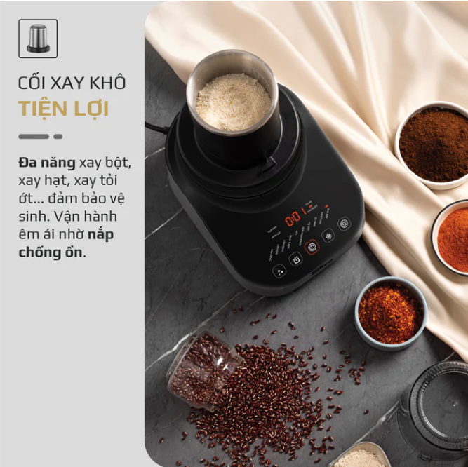 Máy Nấu Sữa Hạt Olivo CB20 Thương Hiệu Mỹ Cao Cấp Gồm 12 Chức Năng Tự Vệ Sinh Khử Khuẩn - Hàng Chính Hãng