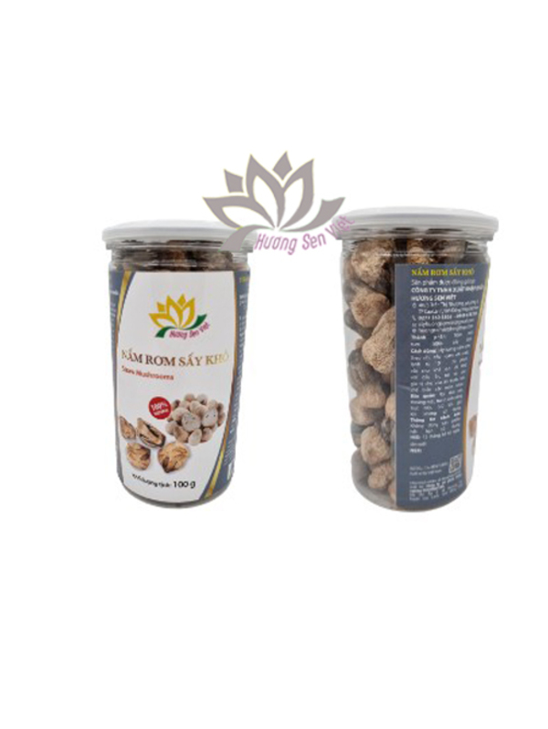 NẤM RƠM SẤY KHÔ HŨ 100G - HƯƠNG SEN VIỆT