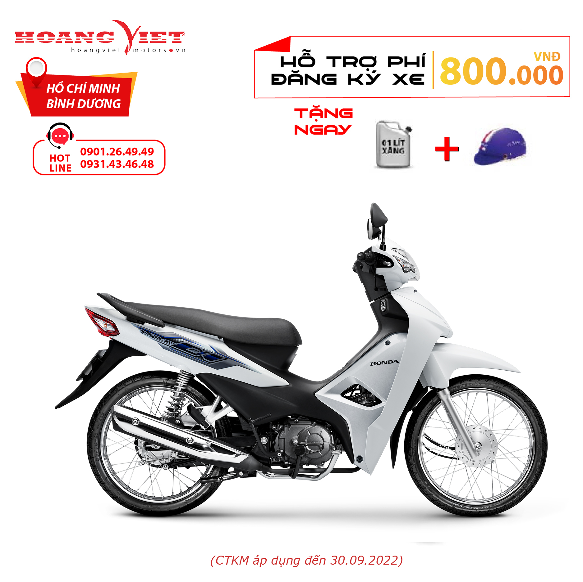 Xe Máy Honda Wave Alpha 2023 Phiên bản Tiêu Chuẩn