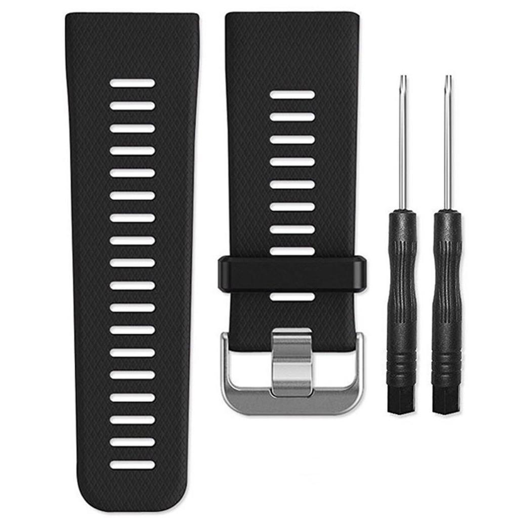 2x Silicone   Strap with Metal Buckle for   Smart Watch