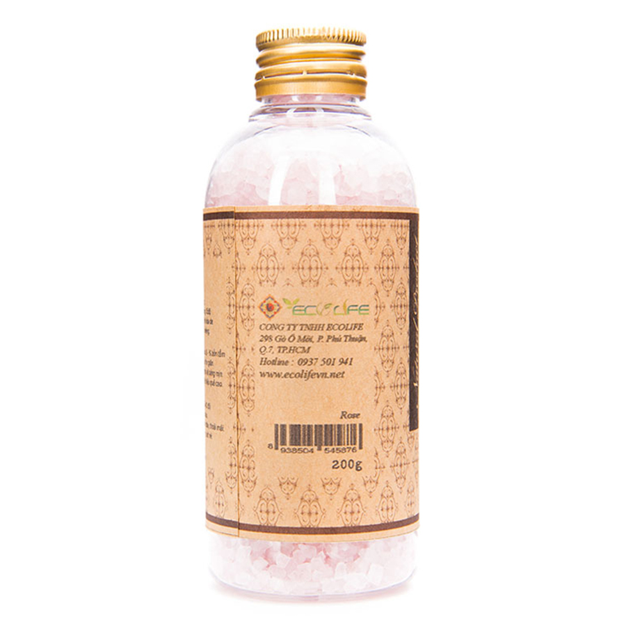 Muối ngâm hoa hồng tặng xơ mướp - Rose Bath Salt
