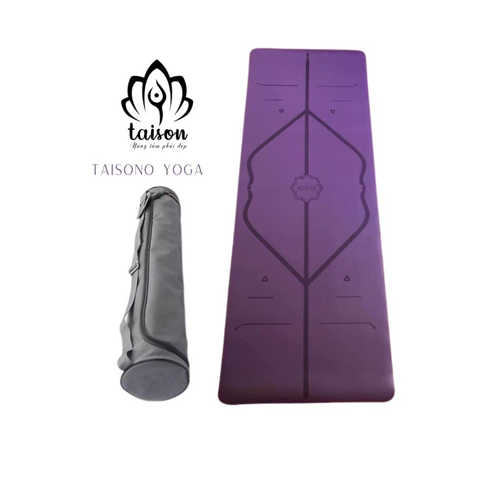 Thảm Tập Yoga Định Tuyến 2 Lớp hathal + Bao Đựng Thảm Tập Yoga Định Tuyến + Dây Buộc Thảm Tập Yoga (màu ngẫu nhiên) 4.