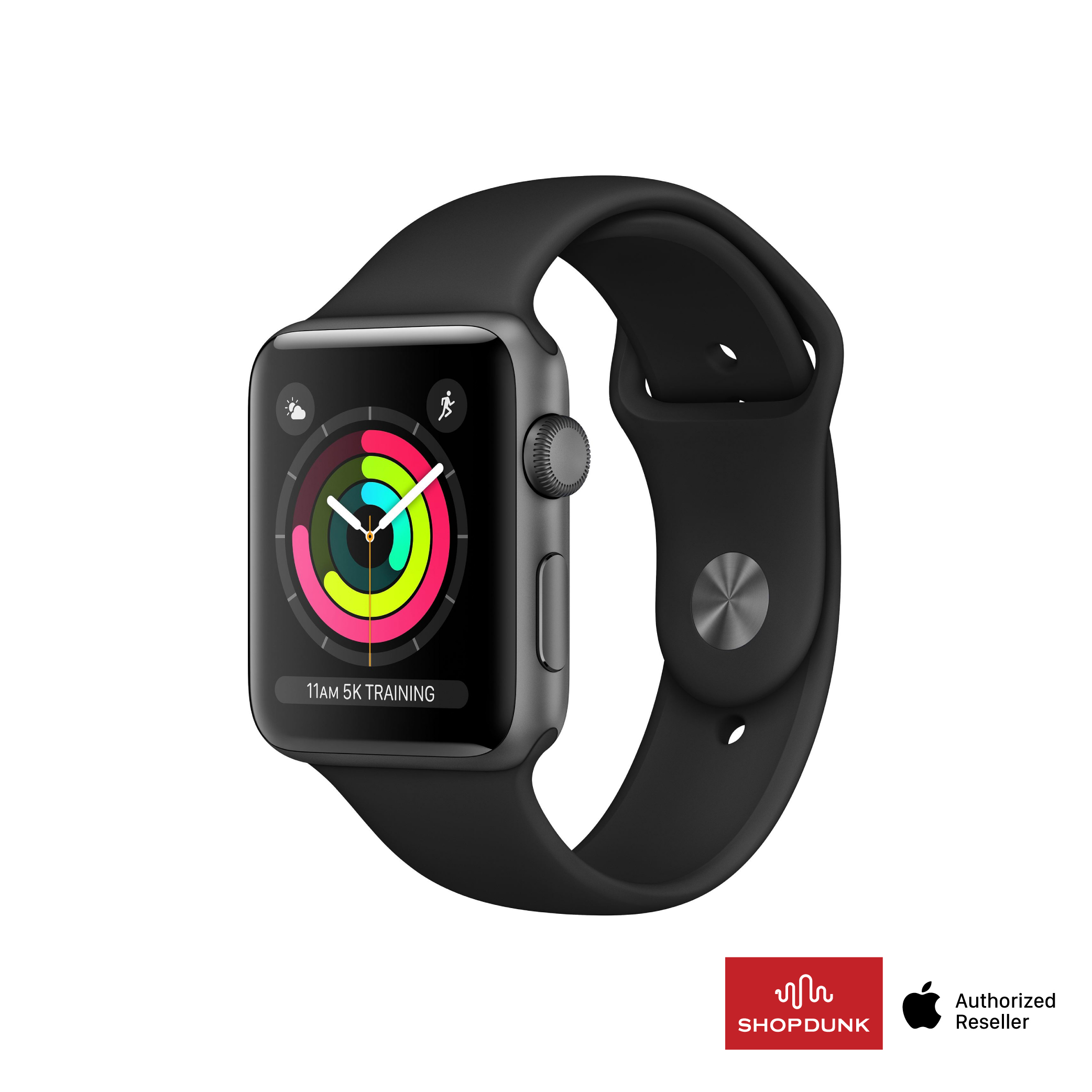 Đồng Hồ Thông Minh Apple Watch Series 3 GPS Aluminum Case With Sport Band - Hàng Chính Hãng VN/A