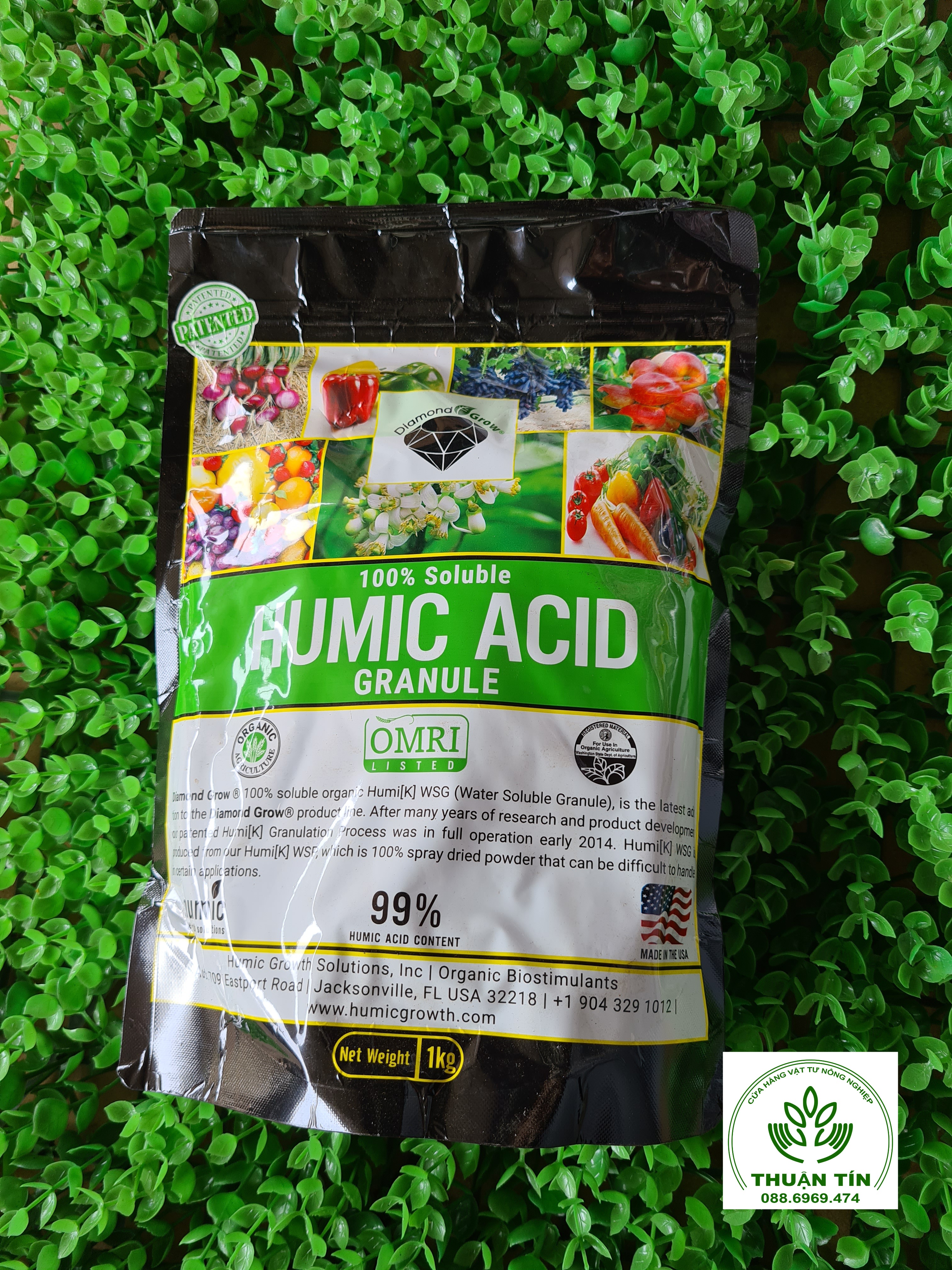 Humic Acid kích rễ nhập khẩu USA 1kg