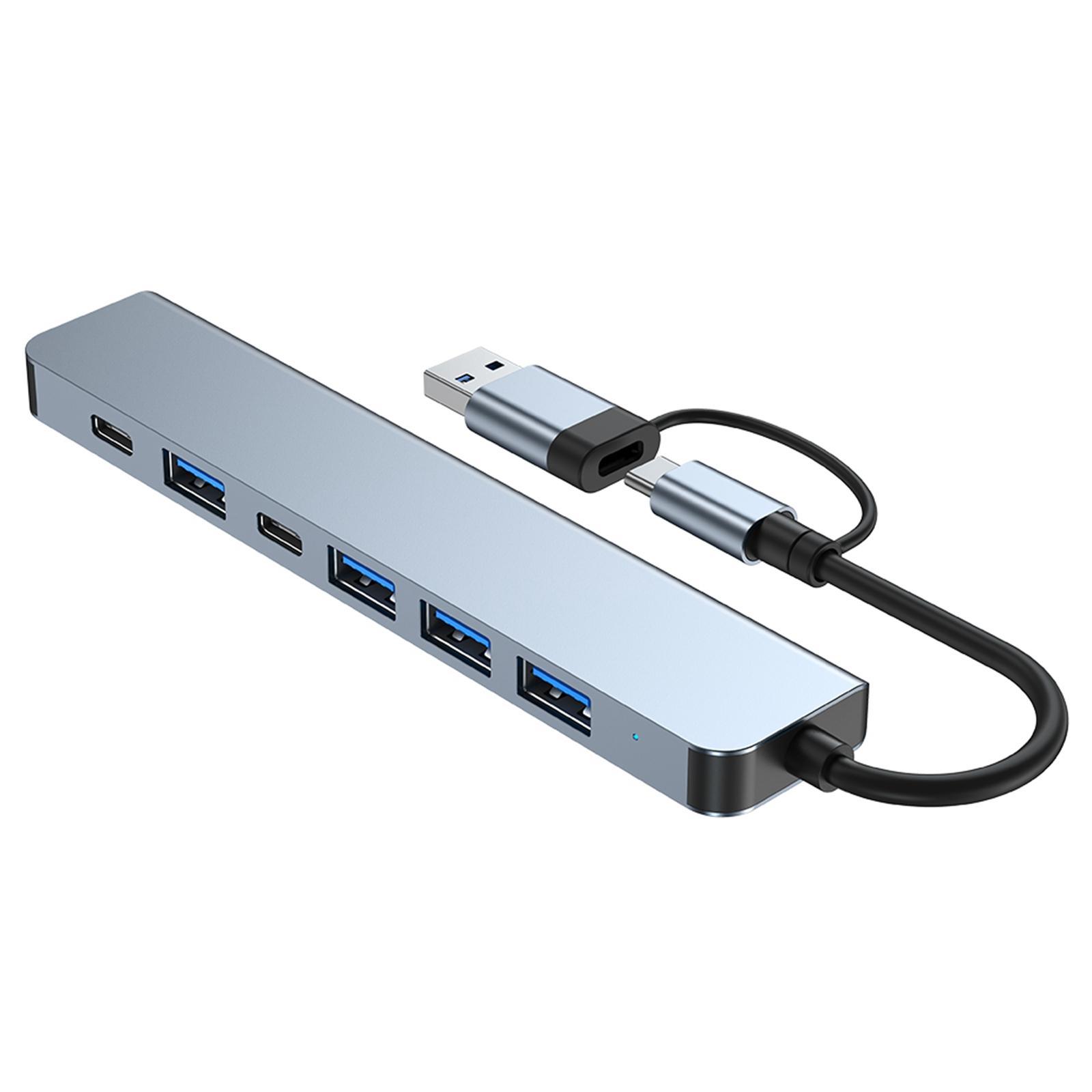 USB Hub 5Gbps Transfer Speed Office Docking Station for Computer