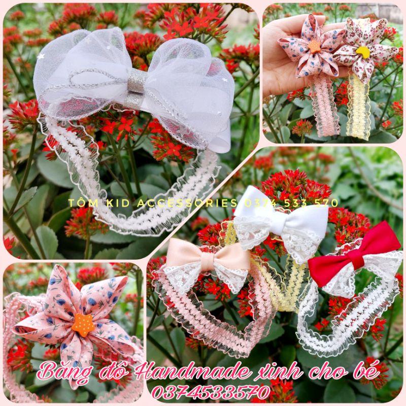 Băng đô Handmade cho bé gái, mẹ Tôm