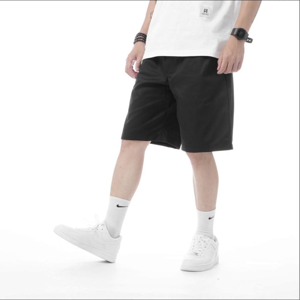 Quần Short Đùi Kaki unisex N7 thun Basic nam nữ ống rộng ulzzang Hàn Quốc