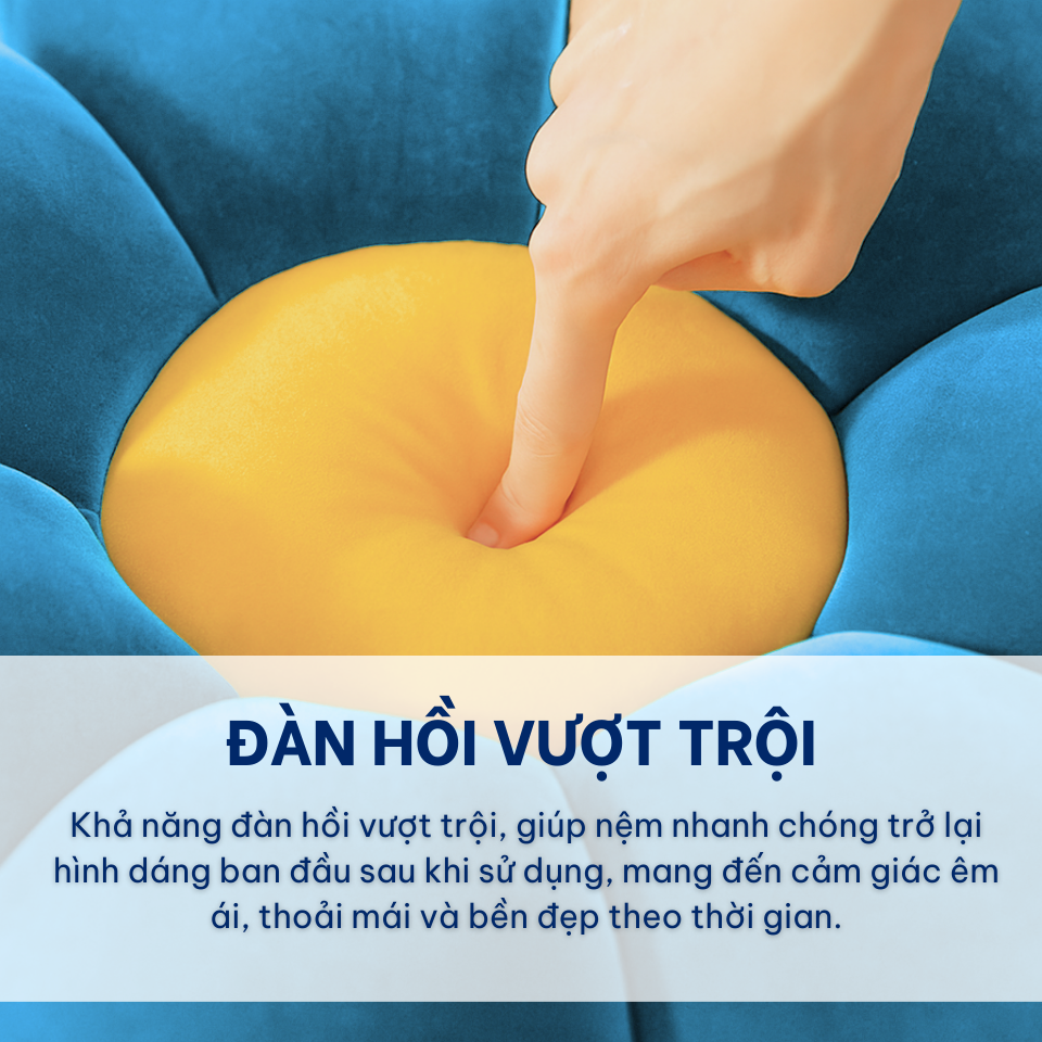 Đệm Lót Ghế Bông Hoa Màu Ánh Sao Gối Ngồi Êm Ái Dày Mềm Đệm Ngồi Bệt Lót Ngồi Sofa Trang Trí Tựa Lưng Văn Phòng