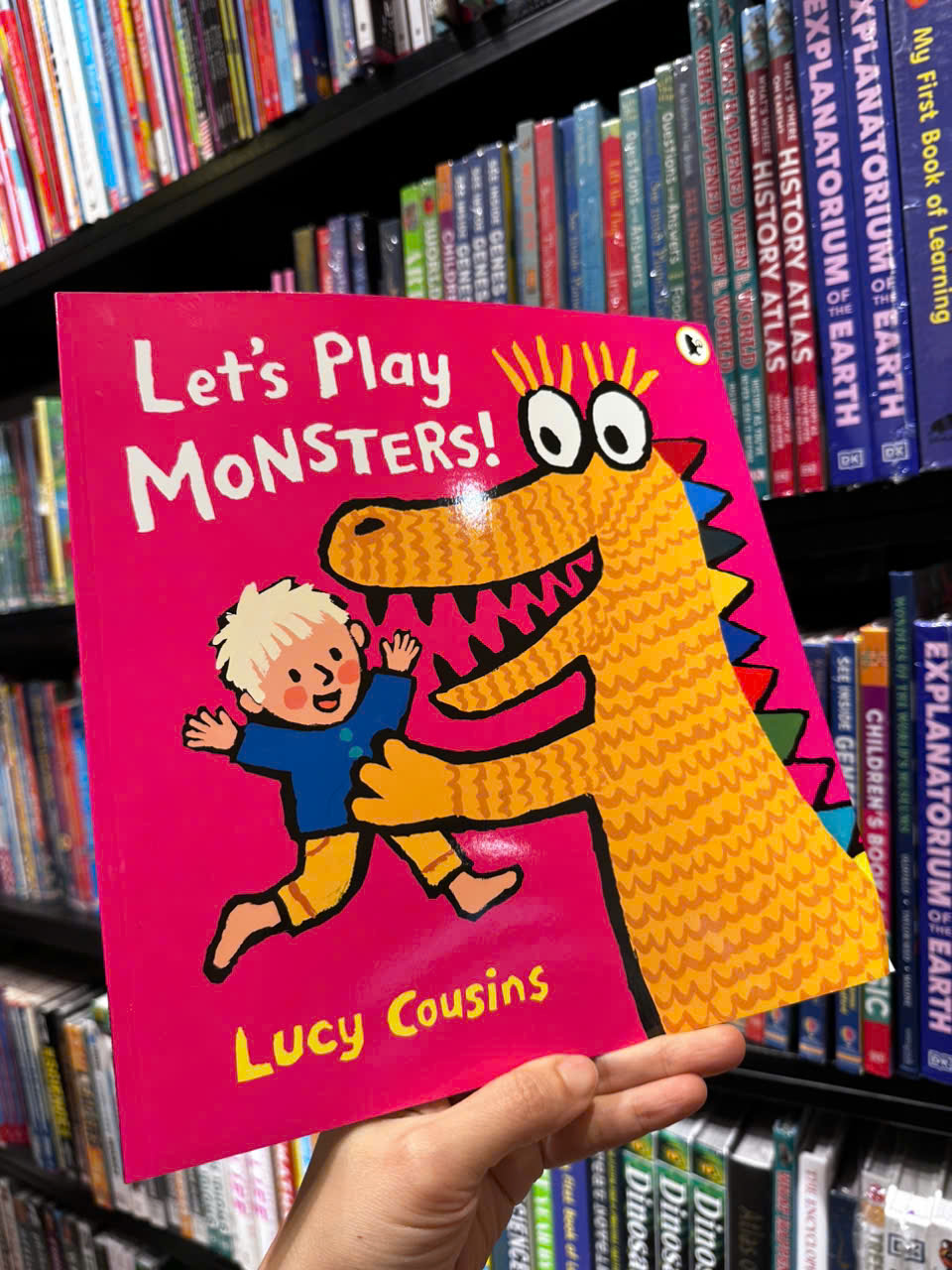 Sách - Let's Play Monsters! by Lucy Cousins - Sách ngoại văn, sách thiếu nhi tiếng Anh, bìa mềm, nhập khẩu UK
