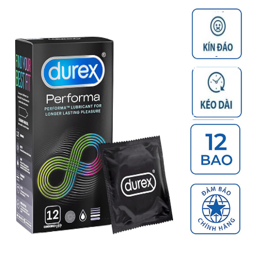 Bcs Durex Kéo Dài Thời Gian Performa (12s) - Chống Xuất Tinh Sớm Cho Nam - Siêu Mỏng - Nhập Khẩu Thái Lan