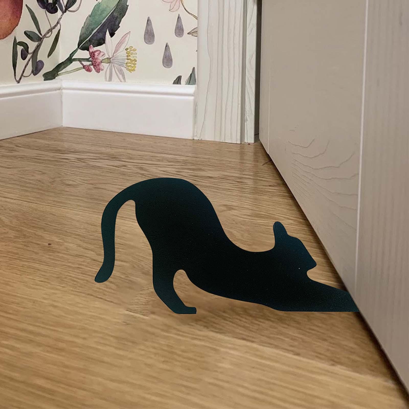 Halloween Cat Door Stop Doorstop Lovely Door Wedge Multifunctional Animal Door Stop Door Stopper for Kitchen Bathroom Hotel Apartment