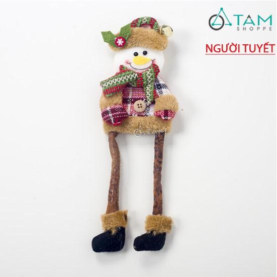 Phụ kiện treo Noel búp bê vải chân dài nhiều kiểu X-PKTCT-55