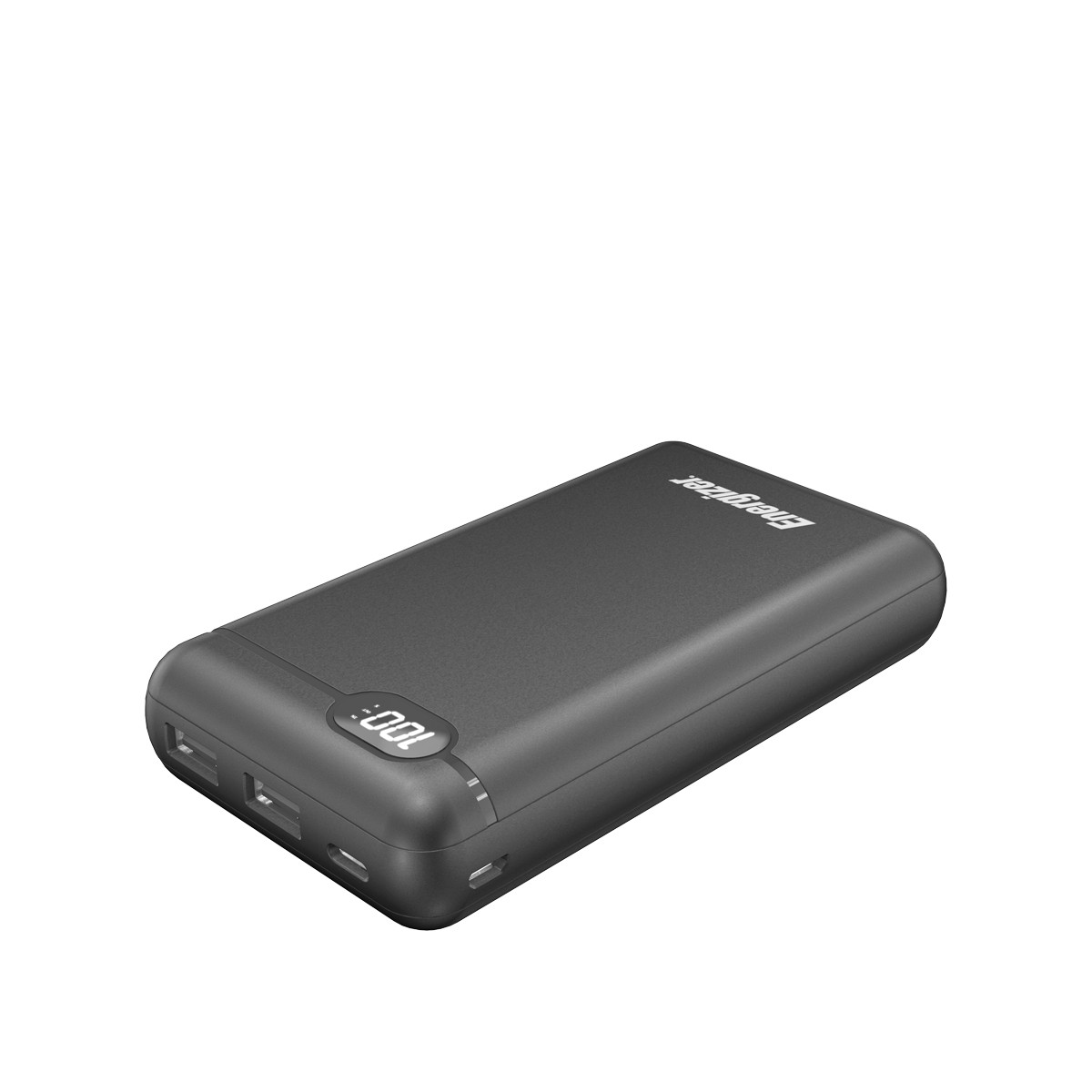 Sạc dự phòng Energizer 20,000mAh/3.7V Li-Polymer -tích hợp 2 cổng Output USB-A tiện dụng giúp sạc cùng lúc 2 thiết bị - UE20003 - Hàng chính hãng