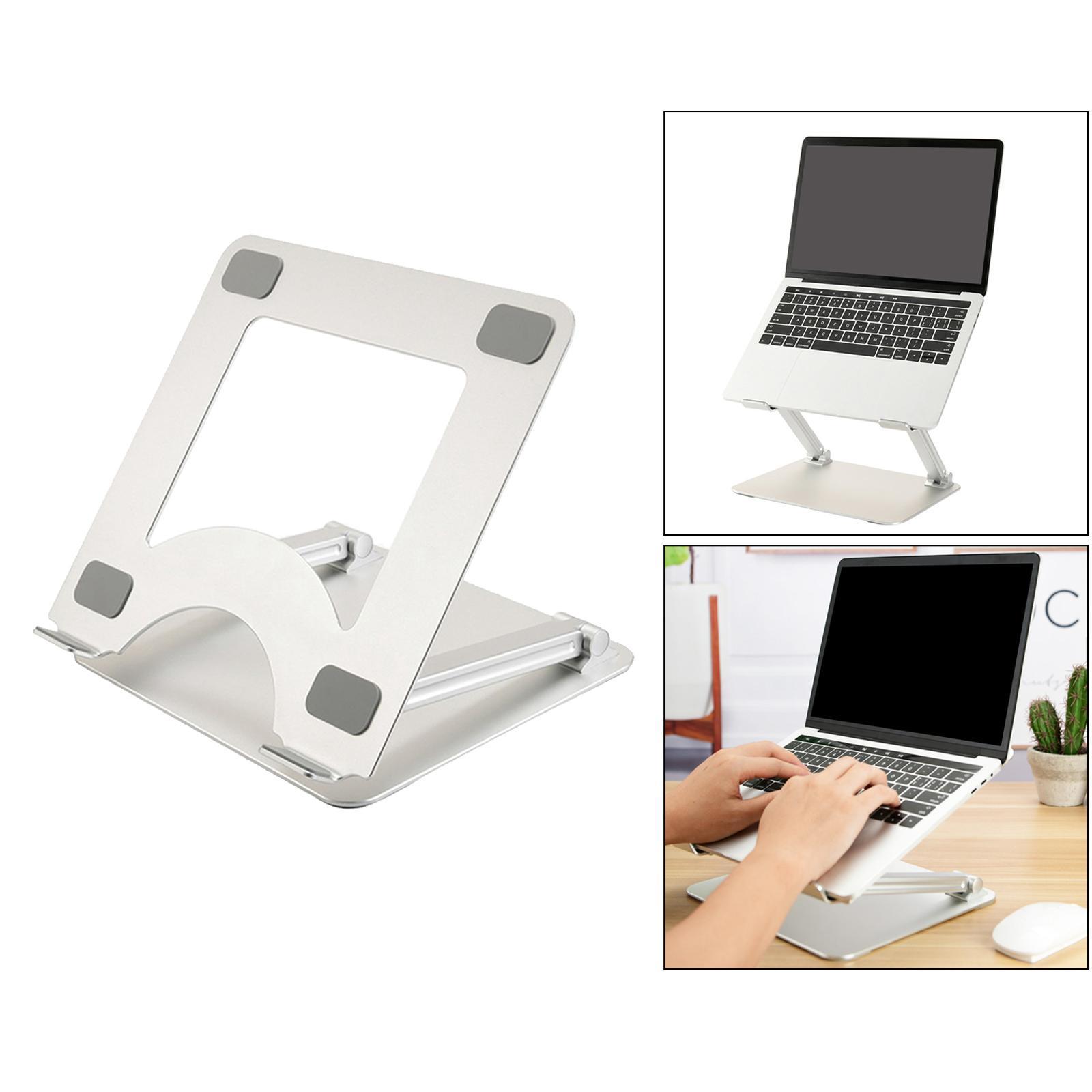 Adjustable Aluminum Laptop Stand Holder Foldable Laptop Riser Protective
