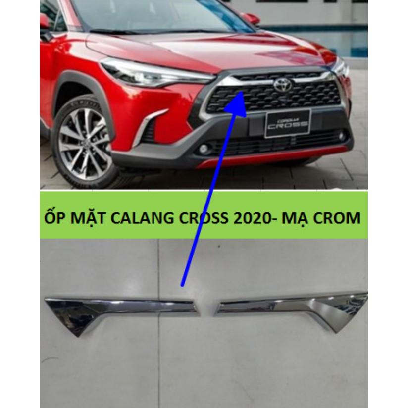 Ốp Trang Trí Mặt ca Lăng Toyota Cross 2022-2020 Mạ Crom