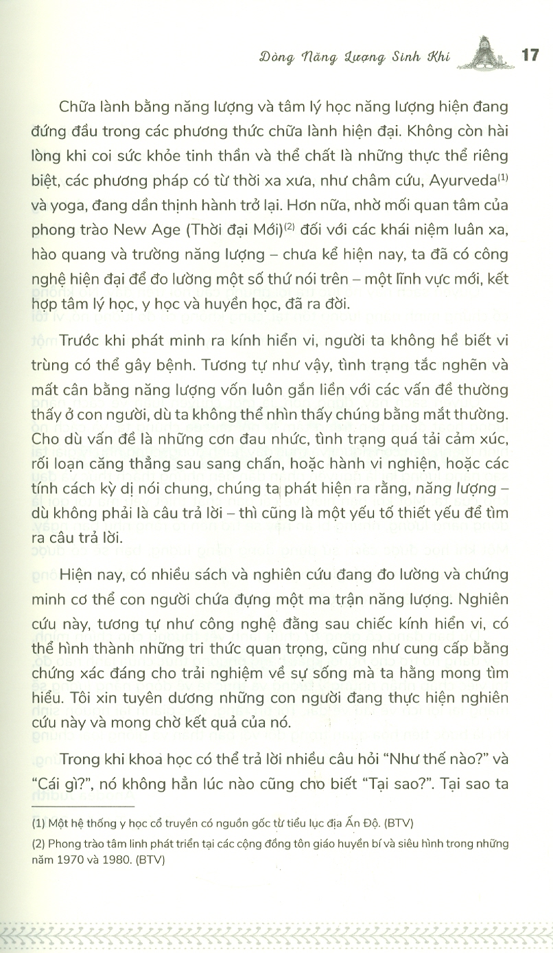 DÒNG NĂNG LƯỢNG SINH KHÍ - CHARGE AND THE ENERGY BODY