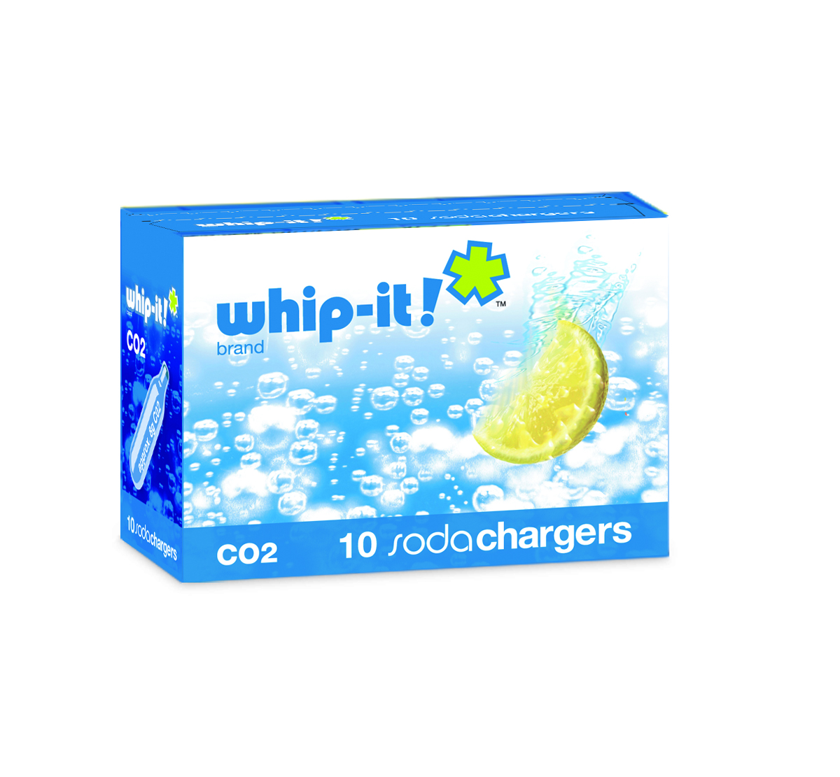 Hộp 10 Viên Gas CO2 Whip-it! - Gas Cho Bình Xịt Soda Whip-it!