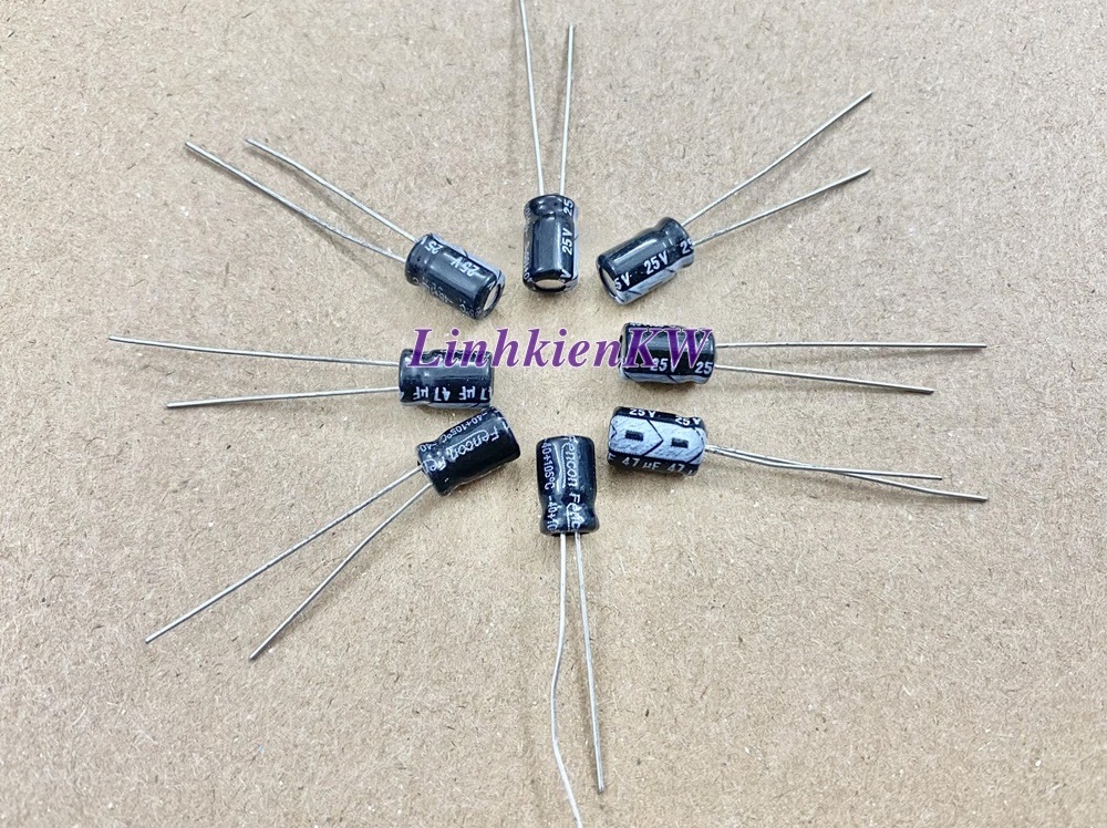 10 cái Tụ Hóa 47uf 25v mới !