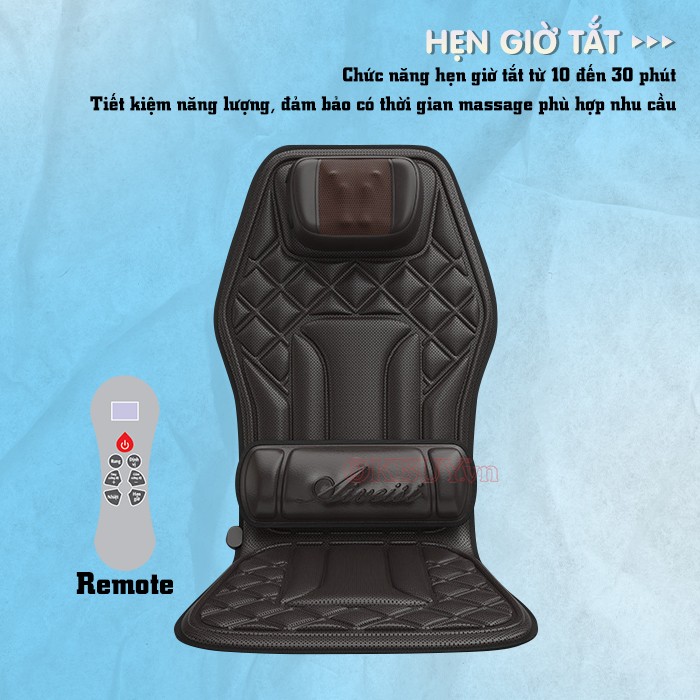 Nệm massage toàn thân đa năng hẹn giờ tự tắt Nikio NK-150