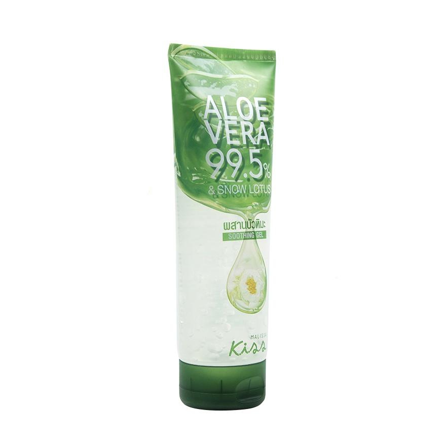 Gel dưỡng da toàn thân Malissa Kiss Fresh Aloe Vera 99.5% Nha đam và sen tuyết - 230g