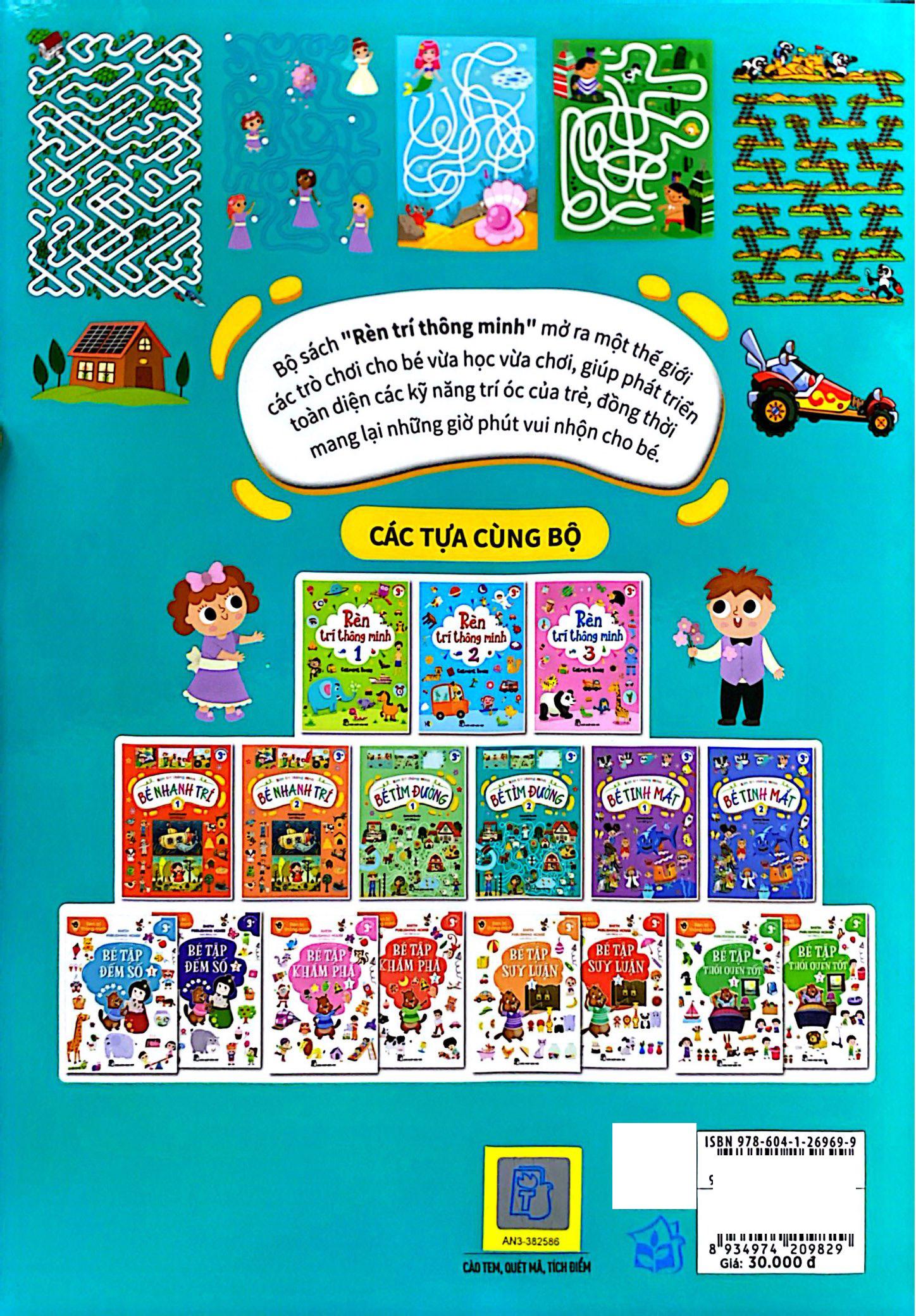 Sách - Rèn Trí Thông Minh - Bé Tìm Đường - Tập 2