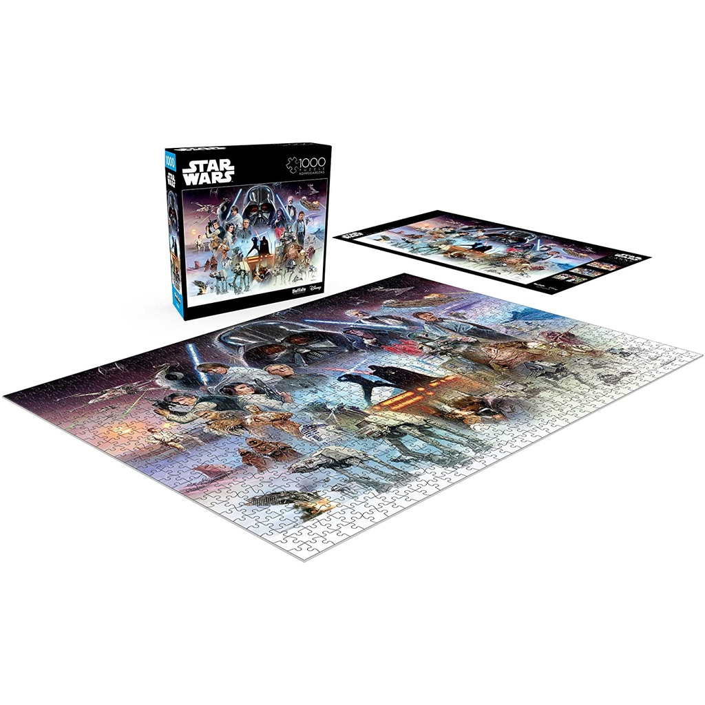 Tranh Ghép Hình 1000 Mảnh Phong Cảnh, Hoạt Hình, Josephine Wall, Jigsaw Puzzle Star Wars Pcs