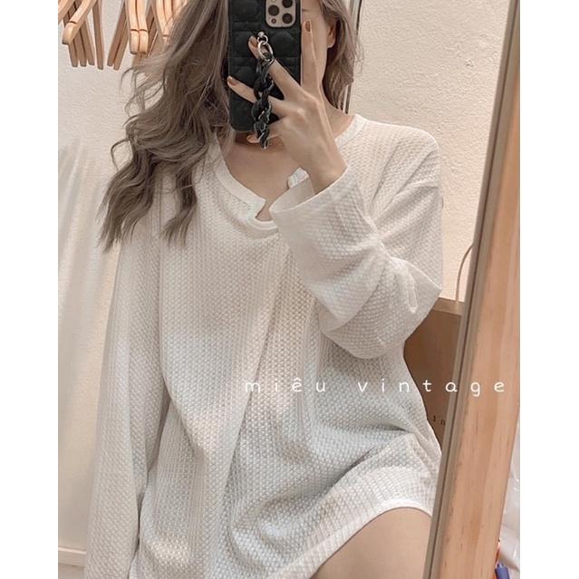ÁO DÀI TAY LEN XỐP ÁO DÀI TAY MÙA THU ĐÔNG ÁO DÀI TAY HÀN QUỐC