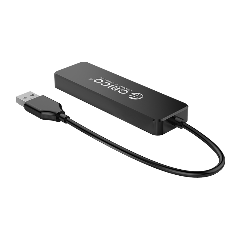 Bộ chia USB HUB ORICO FL01-BK 4 cổng USB 2.0- Hàng Chính Hãng