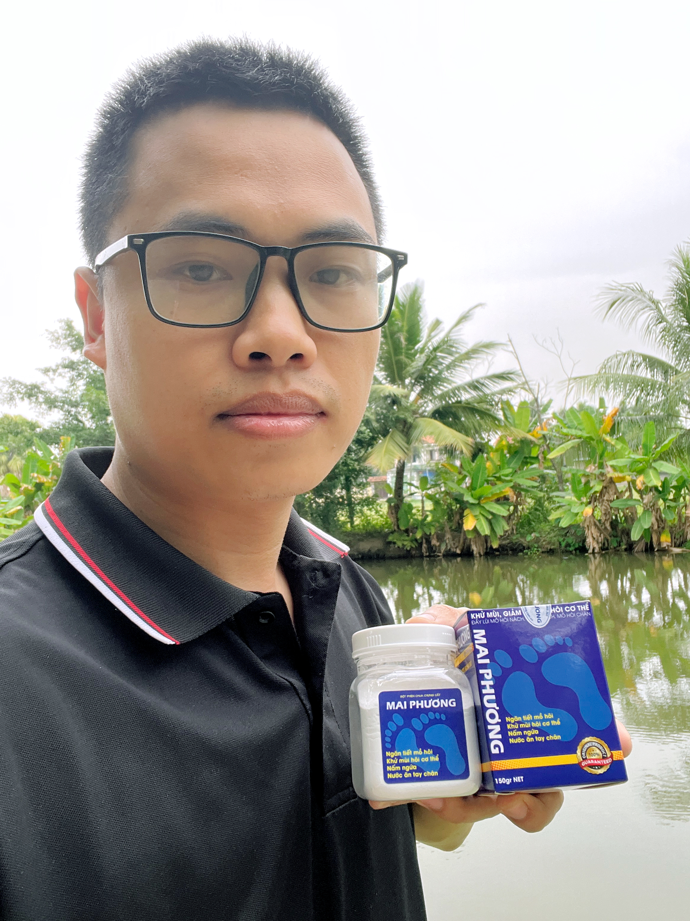 50gr Bột Phèn Chua MAIPHUONG Khử Mùi Hôi Nách Hôi Chân
